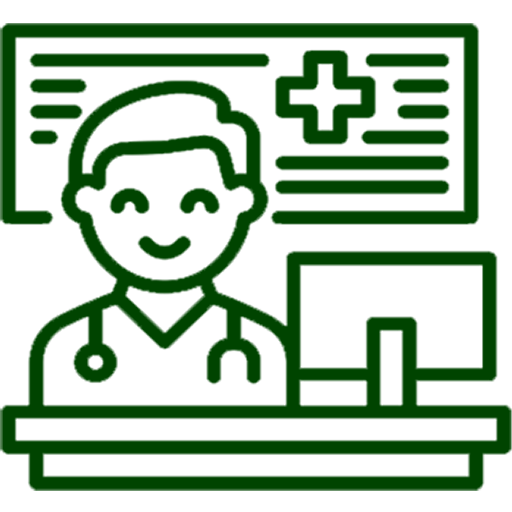 Icon representing the Post-Treatment Care and Remote Follow-Up service