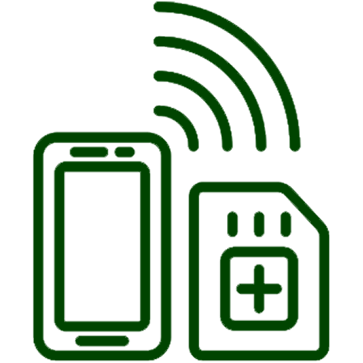 Icon representing the Local SIM Card and Internet Access service